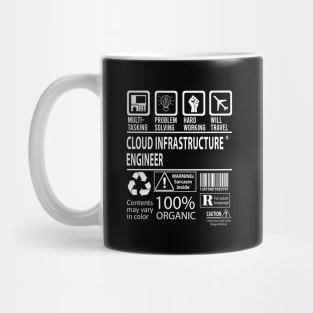 Cloud Infrastructure Engineer T Shirt - MultiTasking Certified Job Gift Item Tee Mug